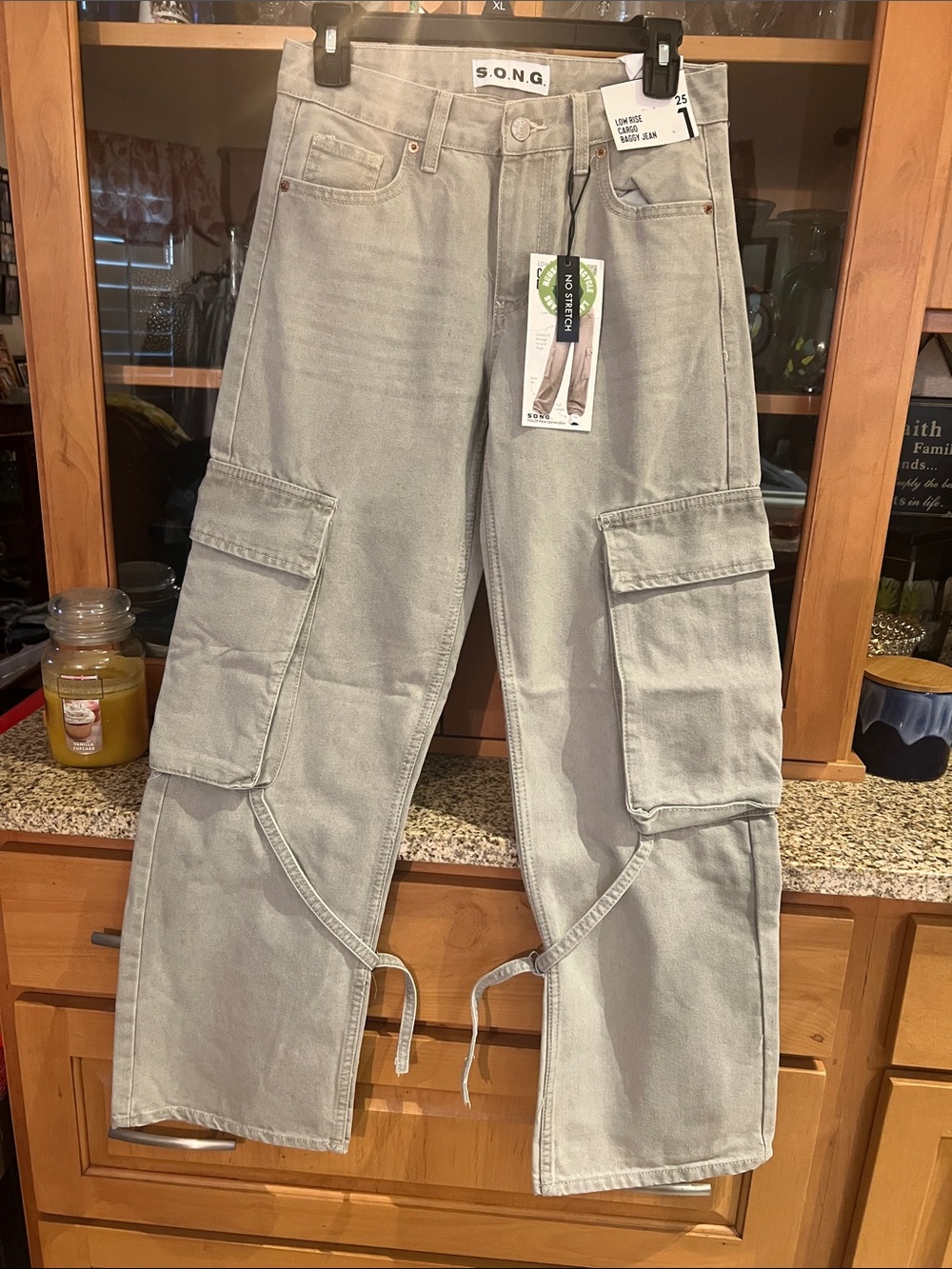 Men's Light Gray Cargo Pants